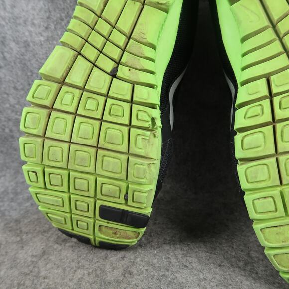 Nike Shoes Mens 8.5 Athletic Trainer Free 4.0 Running Active Sneaker Black Green - Picture 14 of 15